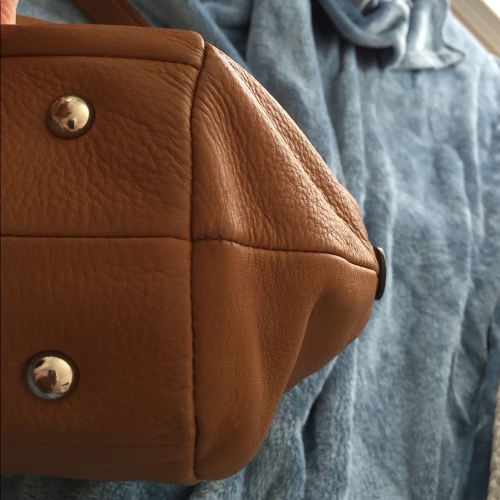 More Photos! B. makowsky Camel Hobo Shoulder Bag - Picture 2 of 8